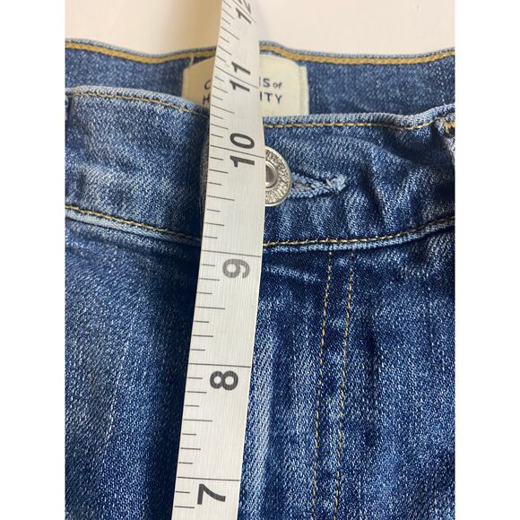 Citizens of Humanity The Demy Cropped Flare Blue Wash Jean Women's Size 27 - Picture 10 of 12